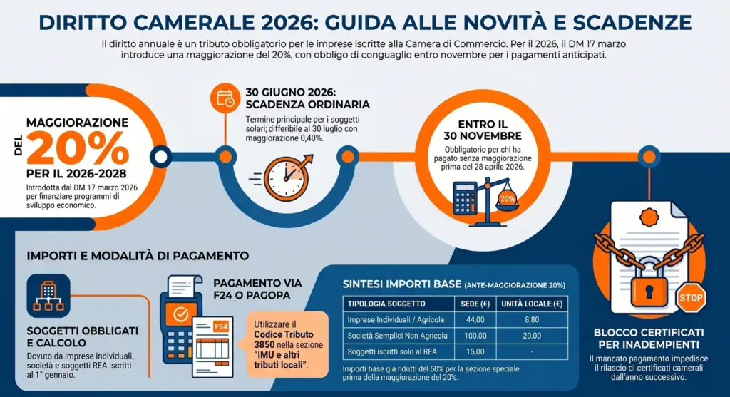 Diritto-camerale-importi-scadenze-maggiorazione-20%-infografica