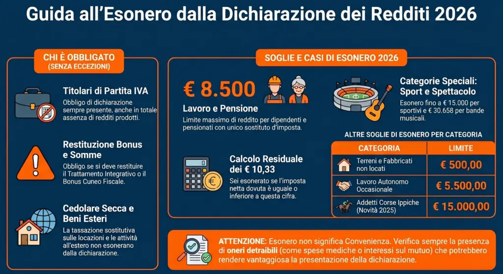 Esonero-dalla-dichiarazione-redditi-regole-casi-infografica
