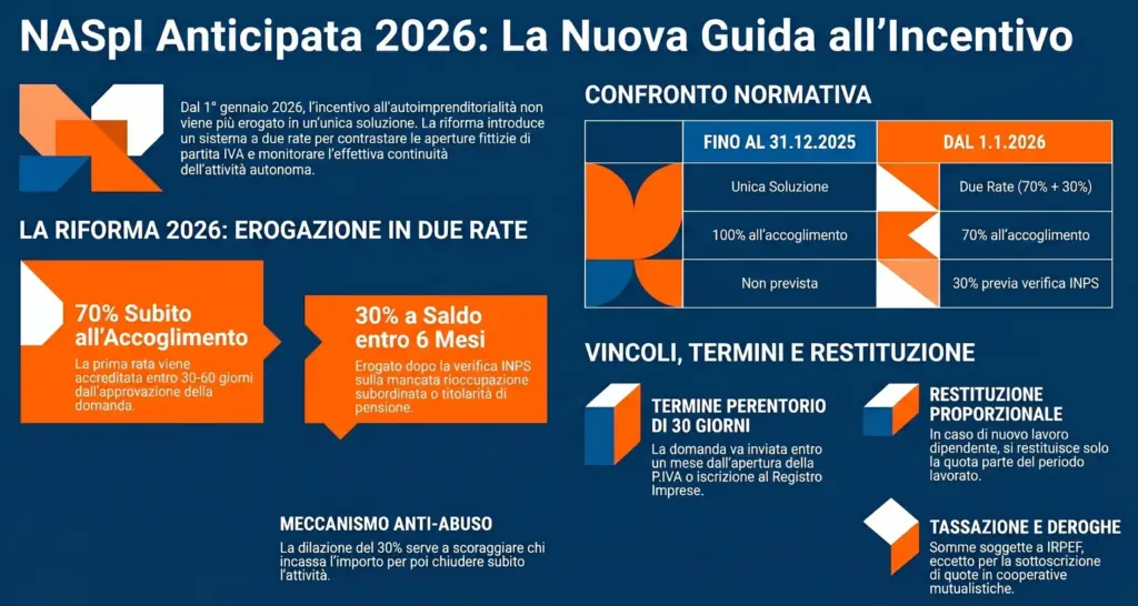 NASpI-anticipata-partita-IVA-guida-due-rate-tassazione-restituzione-infografica
