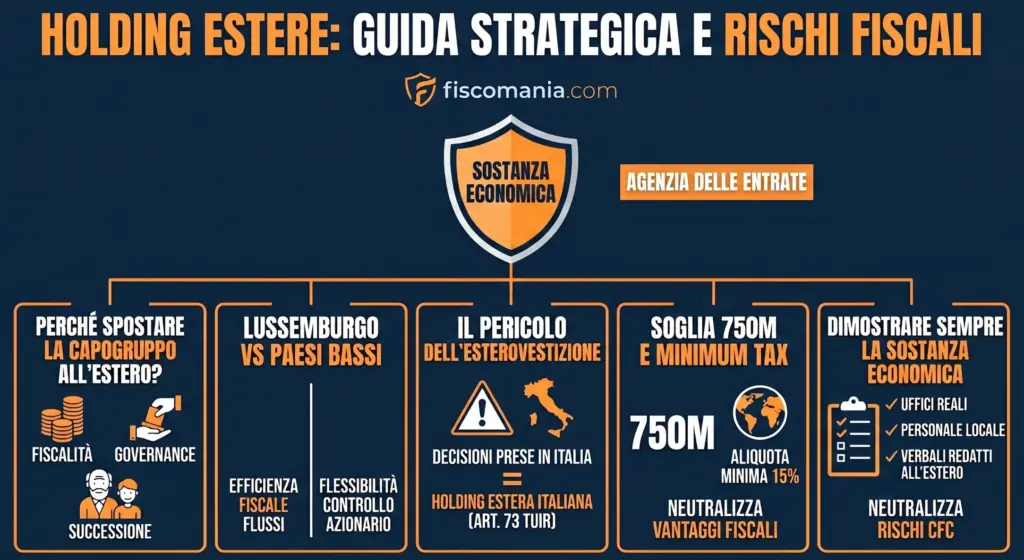 Famiglie-imprenditoriali-italiane-holding-estere-modelli-giurisdizioni-vincoli-normativi-infografica-rischi