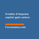 Credito-d'imposta-capital-gain-estero