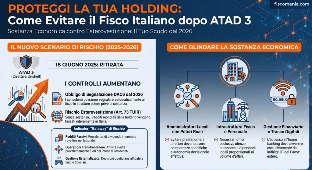 Direttiva-Unshell-ATAD-3-ritirata-rischi-holding-estere-senza-sostanza-infografica