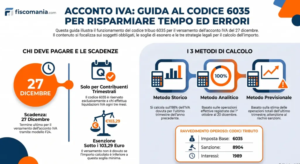 Guida-codice-tributo-6035-versamento-dell'acconto-IVA-infografica