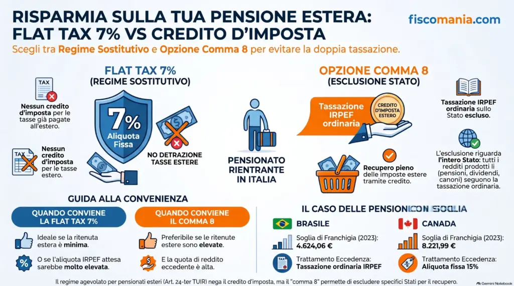 Flat-tax-7%-credito-d'imposta-pensioni-estere-infografica