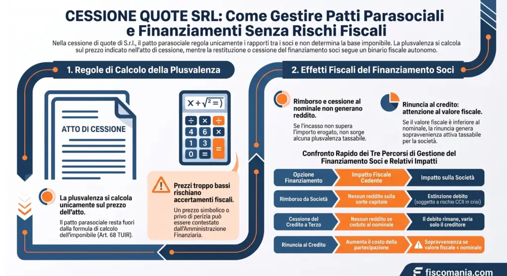 Patto-parasociale-cessione-di-quote-SRL-imposizione-socio-esce-solo-finanziamento-infografica