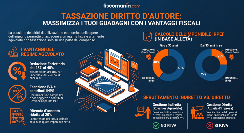 Redditi-da-diritto-d'autore-disciplina-fiscale-tassazione-infografica